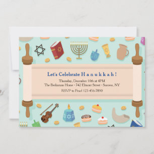 Hanukkah Celebration Einladung