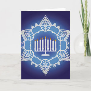 Hanukkah Celebration - Elegantes Design Feiertagskarte