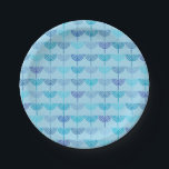 Hanukkah Chanukah Chanukkiah Menorah Muster Blue Pappteller<br><div class="desc">Hanukkah Chanukah Chanukkiah Menorah Pattern Blue. Schönes modernes geometrisches Design für das jüdische Lichterfest. Von Kierkegaard Design Studio.</div>