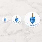 Hanukkah Chanukah Design Table Confetti Konfetti (Rückseiten)