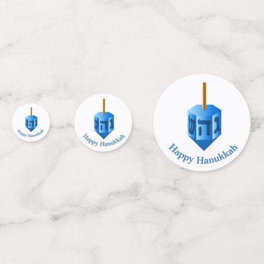 Hanukkah Chanukah Design Table Confetti Konfetti (Rückseiten)