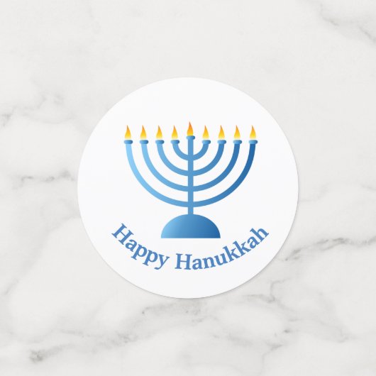 Hanukkah Chanukah Design Table Confetti Konfetti (Klein Vorderseite)