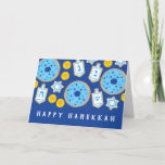 Hanukkah Chanukah Desserts Donuts Cookies Karte<br><div class="desc">Copyright Cindy Bendel</div>