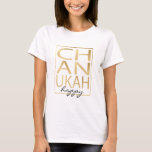 Hanukkah "Chanukah Happy Gold" Basic TShirt<br><div class="desc">Hanukkah "Chanukah Happy Gold" Women's Basic T-ShirtWählen Sie aus vielen verschiedenen Farben, Stile und Größen für dieses Design! Personalisieren Sie durch Verschieben und oder Ändern Chanukah Element und löschen Sie Text, "glücklich" Hinzufügen Ihrer eigenen Worte. Wählen Sie Text-Stil, Farbe und Größe. Danke, dass Sie anhalten und einkaufen! Sehr geschätzt! Happy...</div>