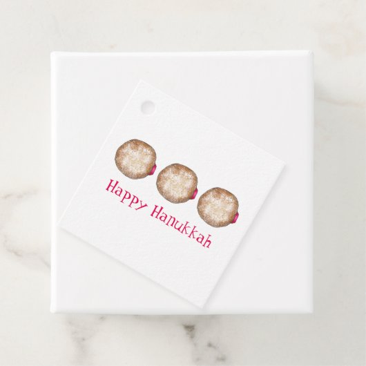 Hanukkah Chanukah Juwish Holidays Jelly Doughnut Geschenkanhänger (Beispiel)
