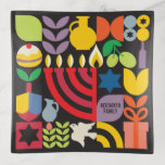 Hanukkah Chanukah Menorah Jewish Stars Dreidel Tr Dekoschale<br><div class="desc">Hanukkah / Chanukah farbenfrohe moderne geometrische Muster Schmuckstück mit Menorah, Dreidel, Donuts, Sternen & Olivenöl. Hebräisch & jüdisch Hanukkah Symbole Platz, um Ihren personalisierten Text hinzuzufügen. Alles Gute wünscht Hanukkah. Dieses hochklassige, schöne, aussehen, ist ein großartiges Geschenk, um Freunden, Familie und Kunden zu wünschen, eine sehr glückliche Hanukka/Chanukah. Wenn Sie...</div>