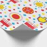 Hanukkah / Chanukah Wrapping Paper Colorful Crazy  Geschenkpapier<br><div class="desc">Hanukkah Geschenkwrap "Colorful Crazy 8 Nächte". Genießen Sie mein neuestes Packpapier-Design. Der Preis variiert je nach Wahl zwischen 4 Papiertypen und 5 Papierformaten. Danke, dass ihr angehalten und vorbeigekommen seid! Ihr Geschäft ist sehr geschätzt. Viel Spaß! Chag/Happy Chanukah/Hanukkah!!! Medien: Matte Wrapping Paper Vergewissern Sie sich, dass jedes Geschenk, das Sie...</div>