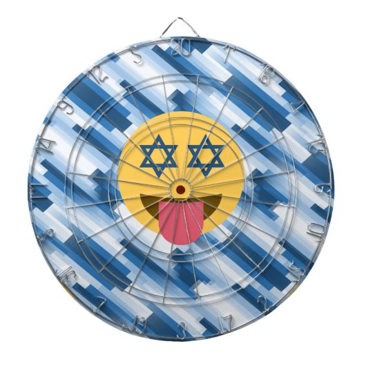 hanukkah chanukkah emoji dartscheibe (vorne)
