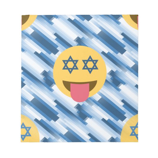 hanukkah chanukkah emoji notizblock (Vorderseite)