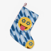 hanukkah chanukkah emoji WeihnachtsWeihnachtsWeihn Kleiner Weihnachtsstrumpf (Vorderansicht (hängend))
