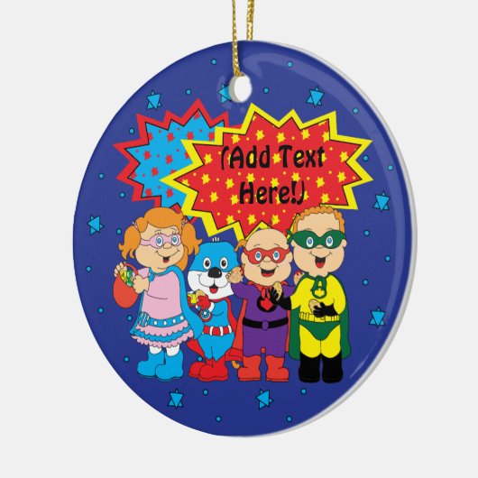 Hanukkah Circle Ornament (Links)