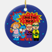 Hanukkah Circle Ornament (Hinten)