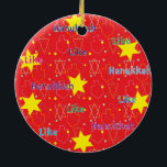 Hanukkah Circle Ornament<br><div class="desc">Hanukkah Circle Ornament. Danke, dass du angehalten und eingekauft hast! Viel geschätzt!</div>