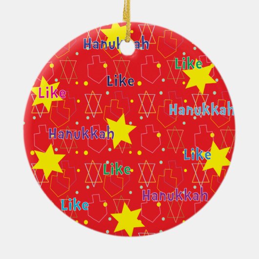 Hanukkah Circle Ornament (Hinten)