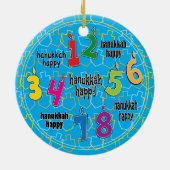 Hanukkah Circle Ornament (Hinten)