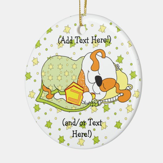 Hanukkah Circle Ornament (Links)