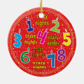 Hanukkah Circle Ornament (Hinten)