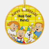 Hanukkah Circle Ornament (Vorne)