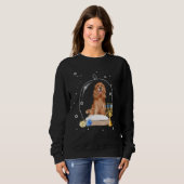 Hanukkah Cocker Spaniel. Dog Snow Globe Pajama Sweatshirt (Vorne ganz)