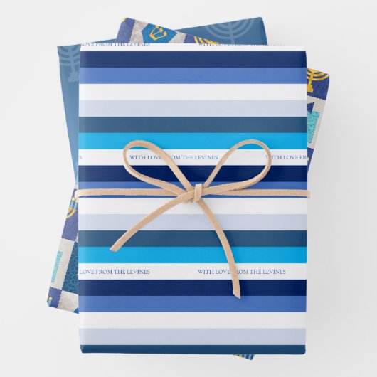 Hanukkah Collection Geschenkpapier Set (Beispiel)
