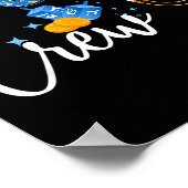 Hanukkah Cousin Crew Matching Family Christmas Paj Poster (Ecke)