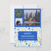 HANUKKAH CUSTOM 3 FOTOS Driedel Gelt Holiday (Vorderseite)