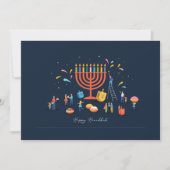 Hanukkah Custome Card Einladung (Vorderseite)