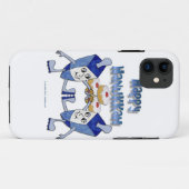 Hanukkah Dancing Dreidels und Jelly Doughnut Case-Mate iPhone Hülle (Rückseite (Horizontal))