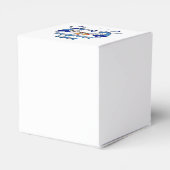 Hanukkah Dancing Dreidels und Jelly Doughnut Geschenkschachtel (Rückseite)