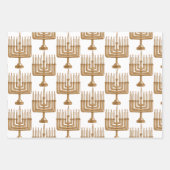 Hanukkah-Design Geschenkpapier Set (Vorderseite 3)