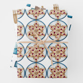 Hanukkah-Design Geschenkpapier Set (Beispiel)