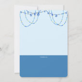 Hanukkah Dinner Party Einladung (Rückseite)