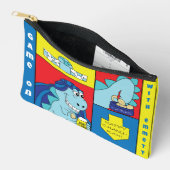 Hanukkah Dino Latker Eat Dreidel Game Accessoire Zubehörtasche (Offen)