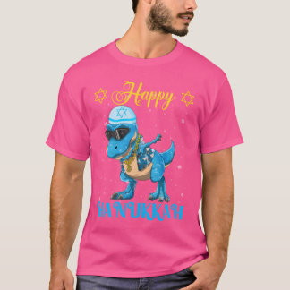Hanukkah-Dinosaur-Dabbing-Menorasaurus-Rapper-Fami T-Shirt