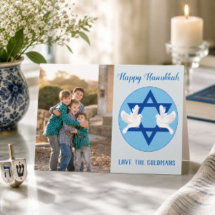 Hanukkah Dove Gruß des Friedens