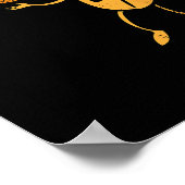 Hanukkah Dreidel Bysketbyll Chanukah Jüdische Männ Poster (Ecke)