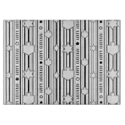 Hanukkah Dreidel Deco Schneidebrett (Vorderseite)