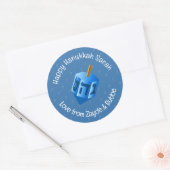 Hanukkah Dreidel Design Sticker (Umschlag)