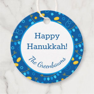 Hanukkah-Dreidel-Geschenk-Anhänger Geschenkanhänger