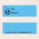 Hanukkah Dreidel Gift Tags (Vorne & Hinten)
