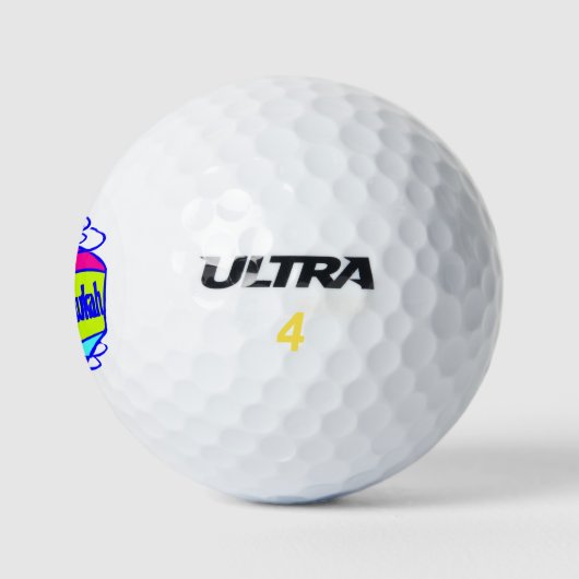 Hanukkah Dreidel Golfball (Logo)