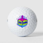 Hanukkah Dreidel Golfball (Vorderseite)