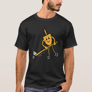 Hanukkah Dreidel Ice Hockey Chanukah Jüdische Männ T-Shirt