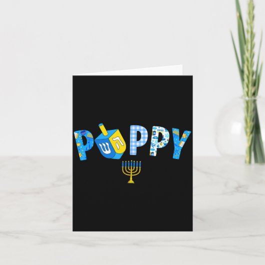 Hanukkah Dreidel Matching Family Party Pajama Ppy Karte (Vorderseite)