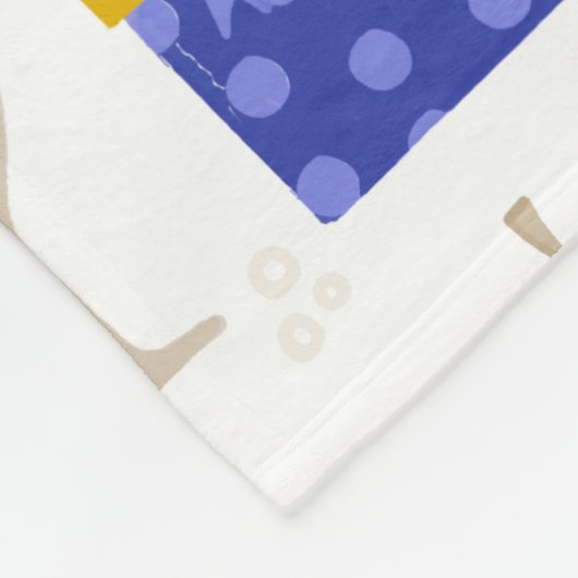 hanukkah dreidel menorah fleecedecke (Ecke)