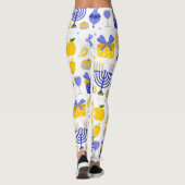 hanukkah dreidel menorah leggings (Rückseite)