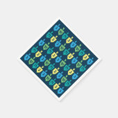 Hanukkah Dreidel Party Napkins Serviette (Ecke)
