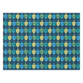 Hanukkah Dreidel Party Tablecloth Tischdecke (Vorderseite (Horizontal))