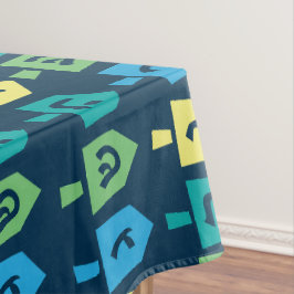 Hanukkah Dreidel Party Tablecloth Tischdecke