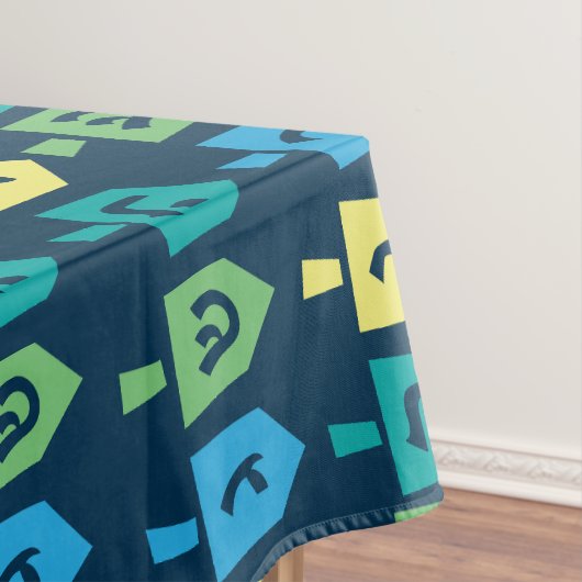 Hanukkah Dreidel Party Tablecloth Tischdecke (Beispiel)